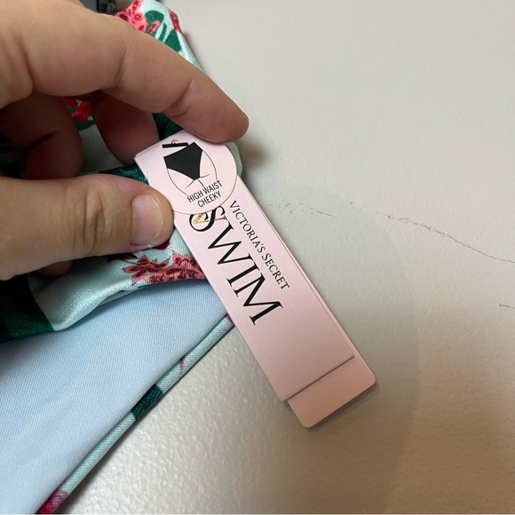 NWT Victoria's Secret High-Waist Cheeky Tropical Floral Print Bikini Bottoms L - Picture 5 of 8